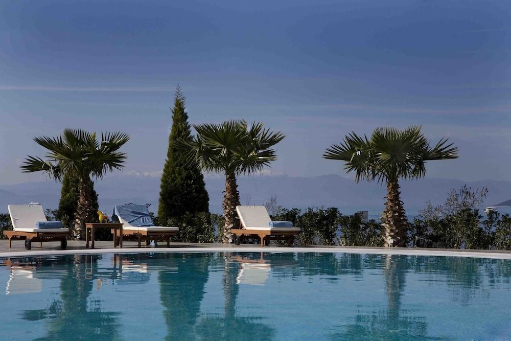 Valis Resort Hotel Volos Eksteriør bilde The pool at the hotel